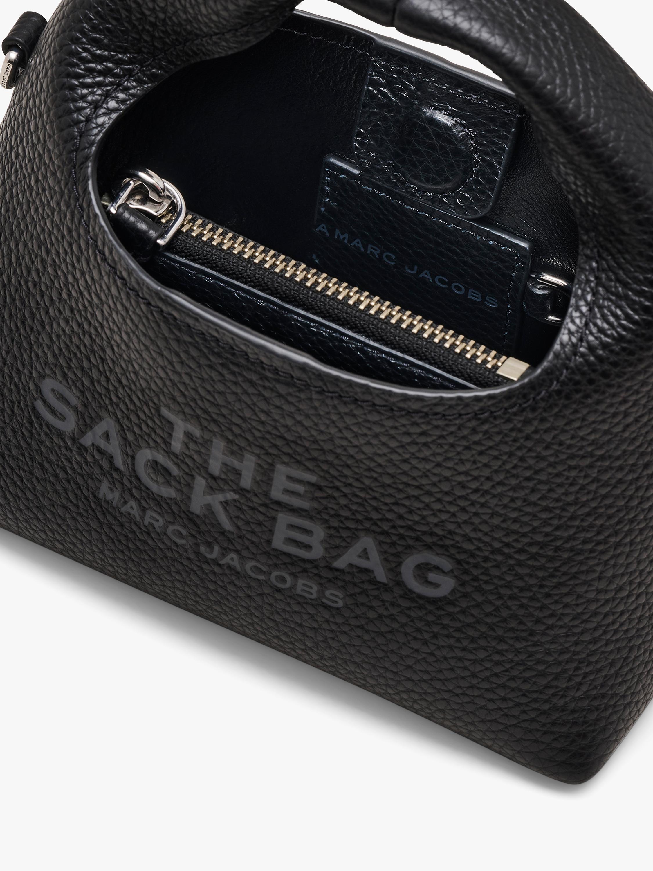 Marc Jacobs micro crossbody sack bag full-grain leather (British brand)