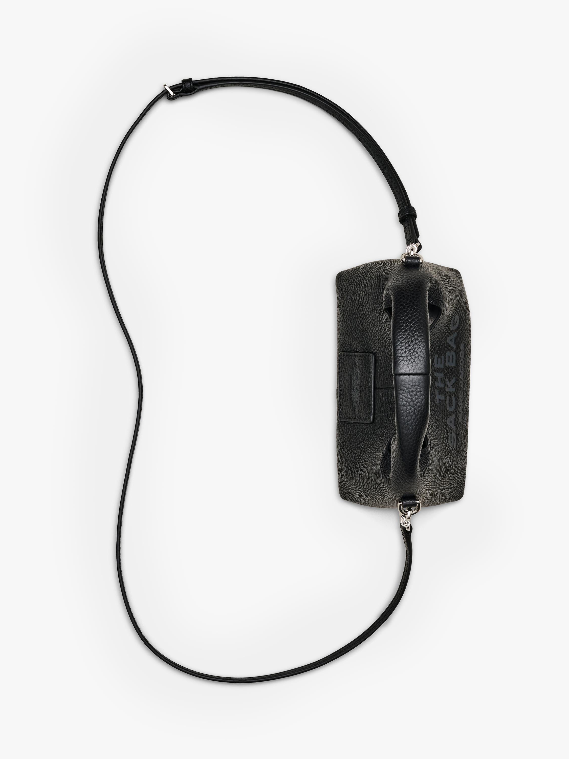 Marc Jacobs micro crossbody sack bag full-grain leather (British brand)