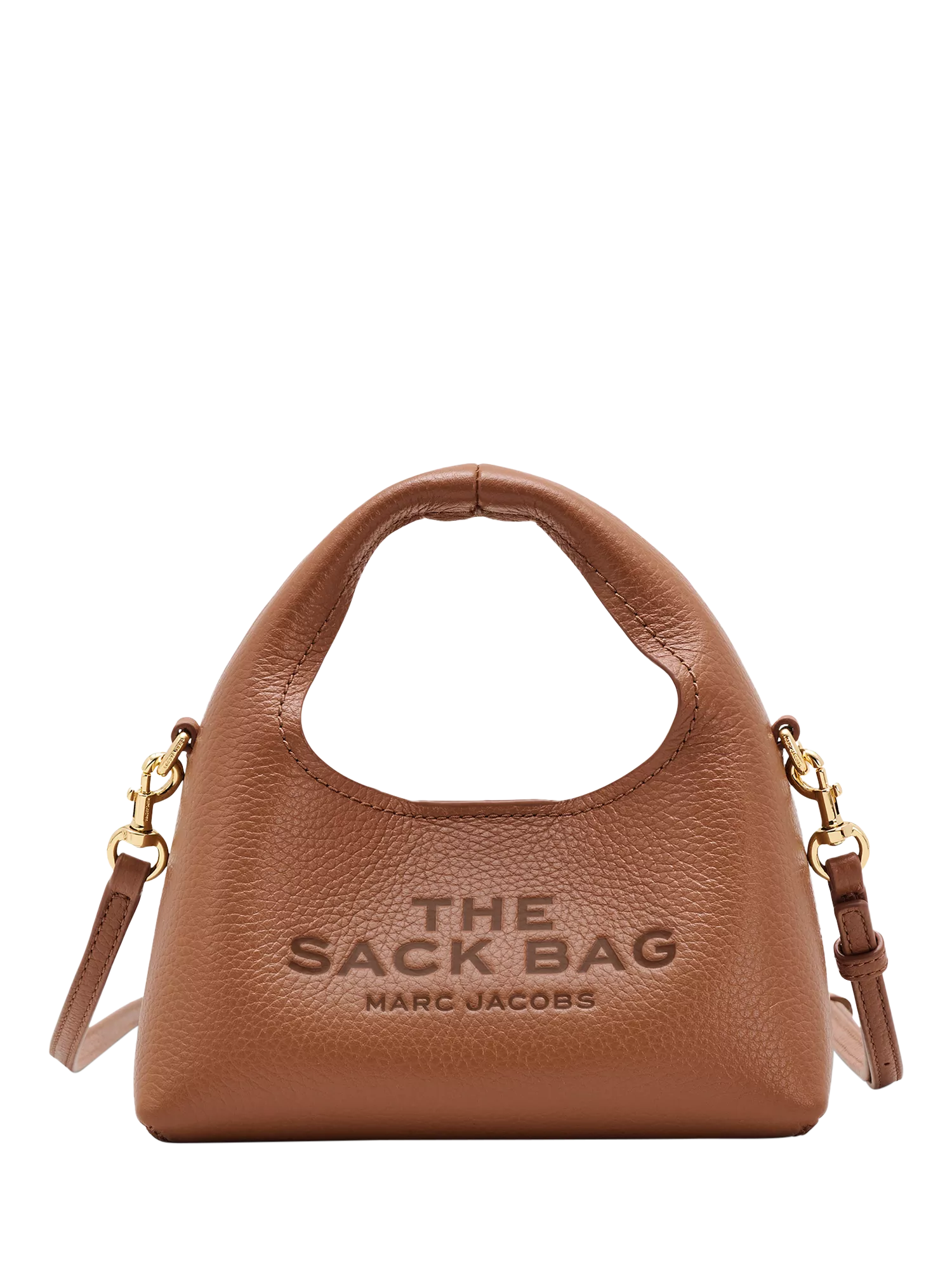 Marc Jacobs micro crossbody sack bag full-grain leather (British brand)