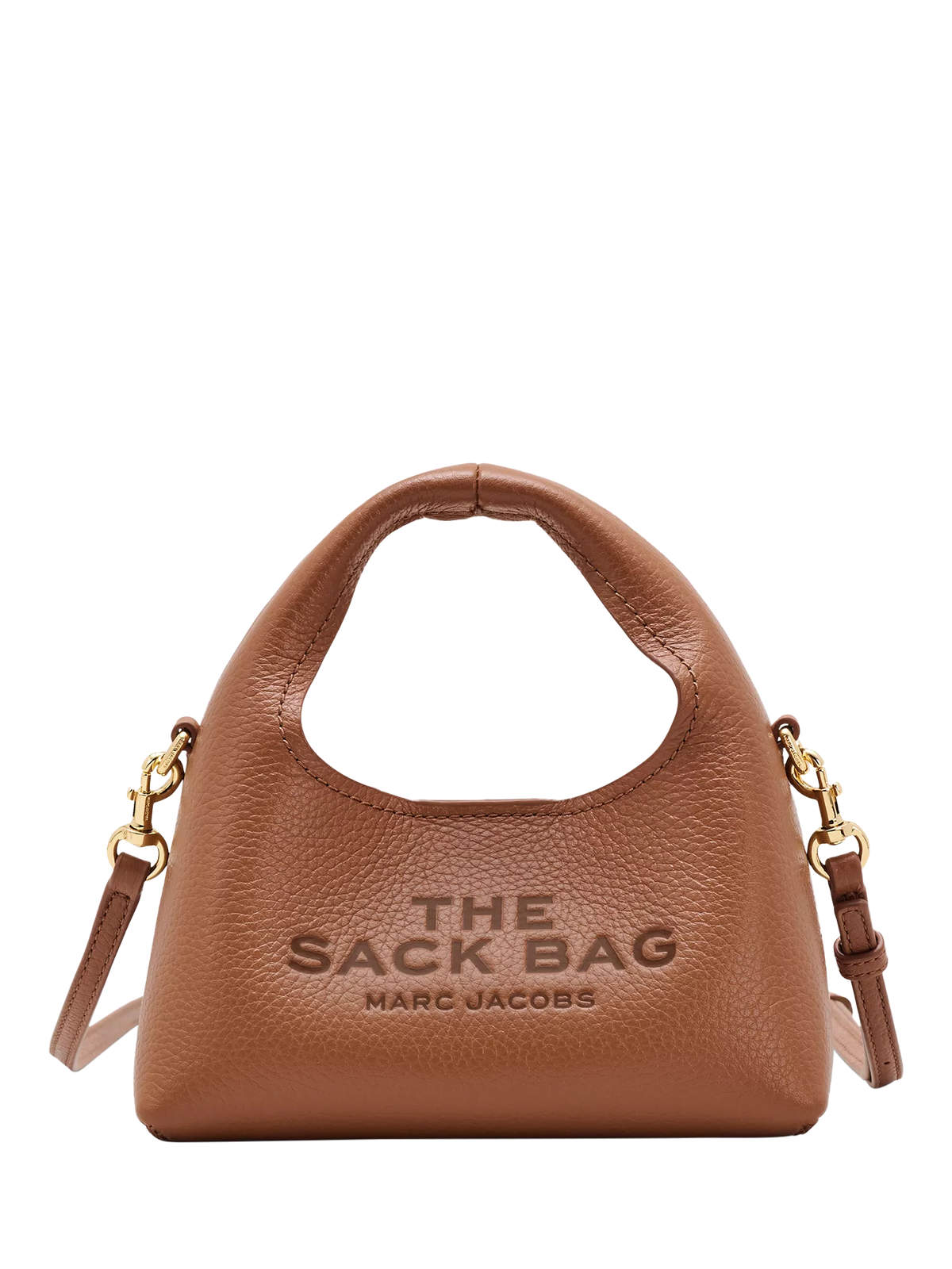 Marc Jacobs micro crossbody sack bag full-grain leather (British brand)