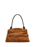 Marc Jacobs Dakota suede satchel bag in copper - British product