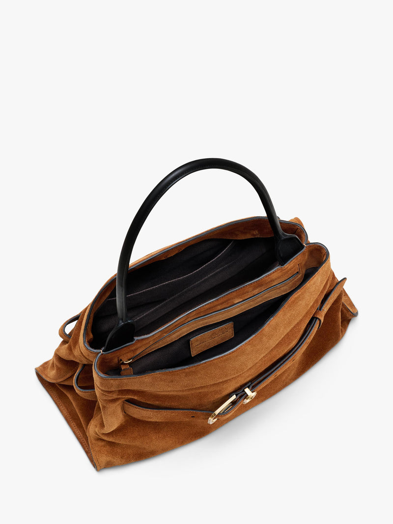 Marc Jacobs Dakota suede satchel bag in copper - British product