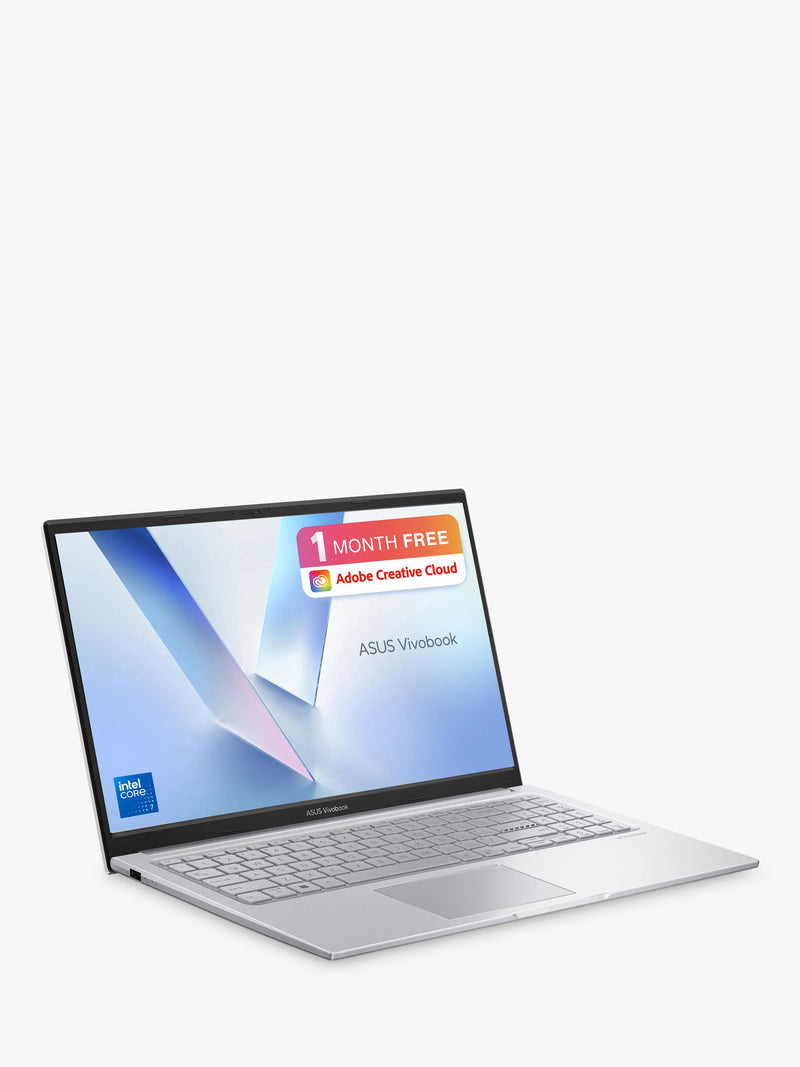 ASUS Vivobook 15 laptop Intel Core 7 16GB RAM 1TB SSD silver (British brand)