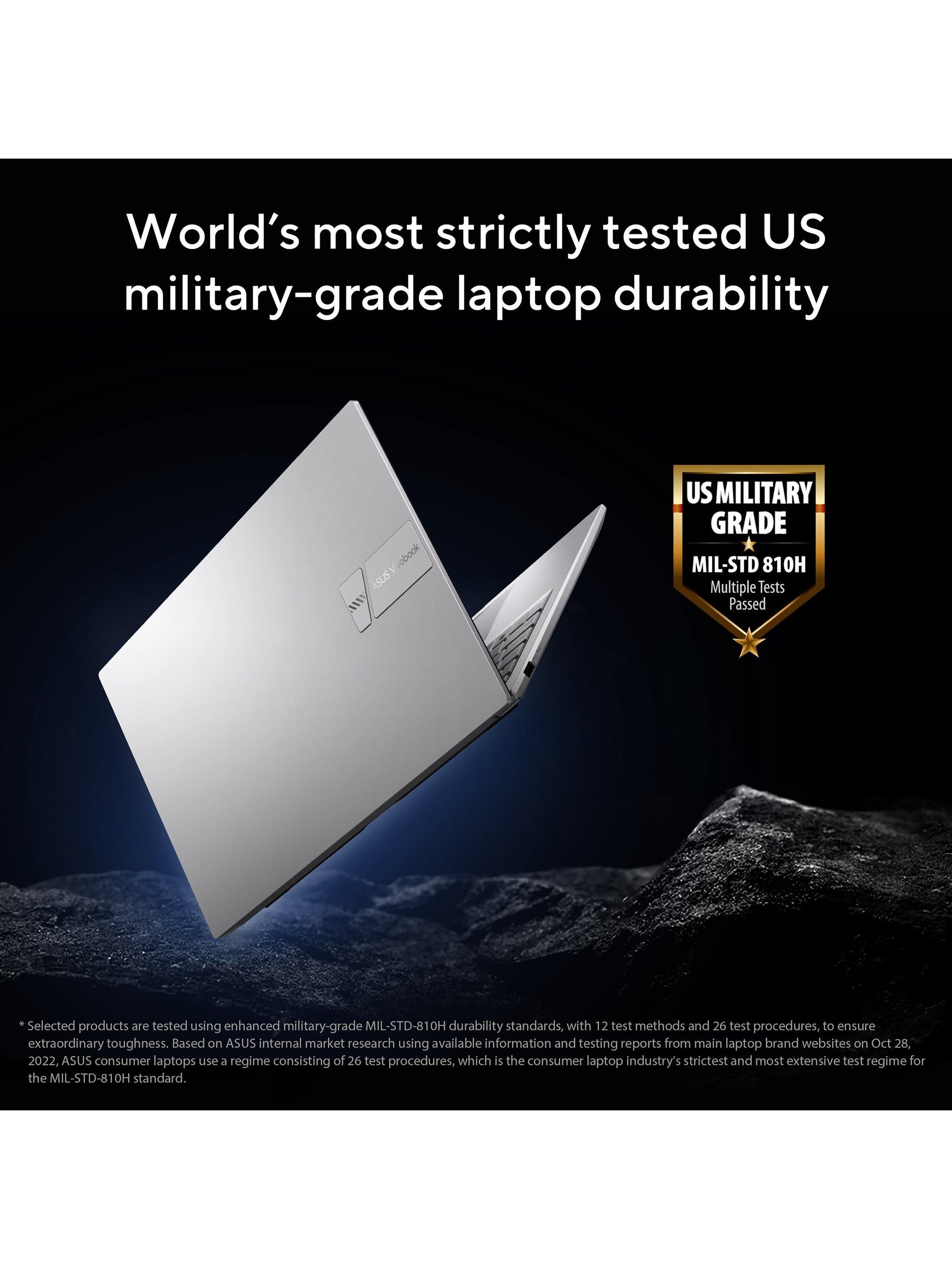 ASUS Vivobook 15 laptop Intel Core 7 16GB RAM 1TB SSD silver (British brand)