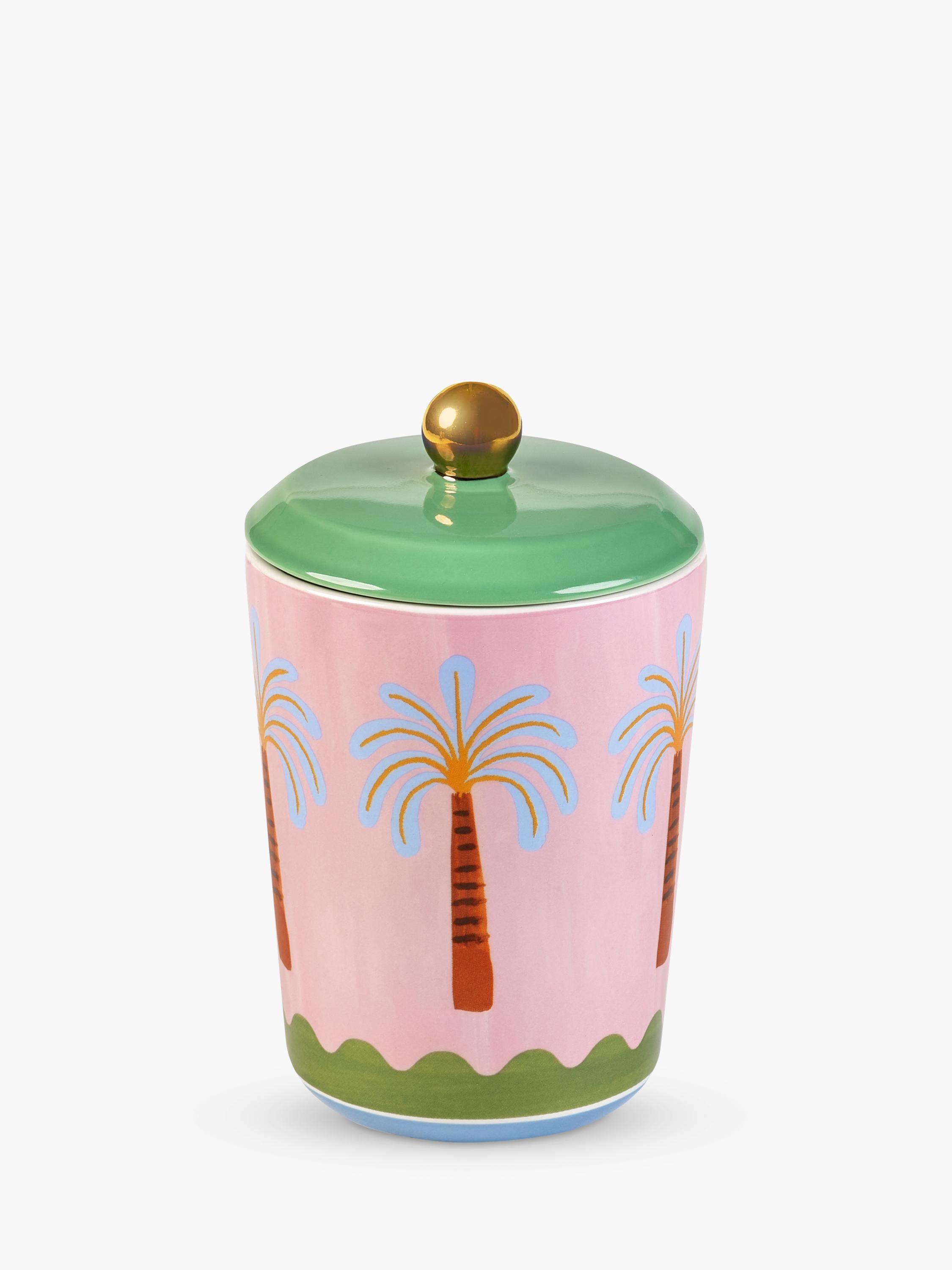 Eleanor Bowmer Electric Coast Palm storage jar 800ml - British product