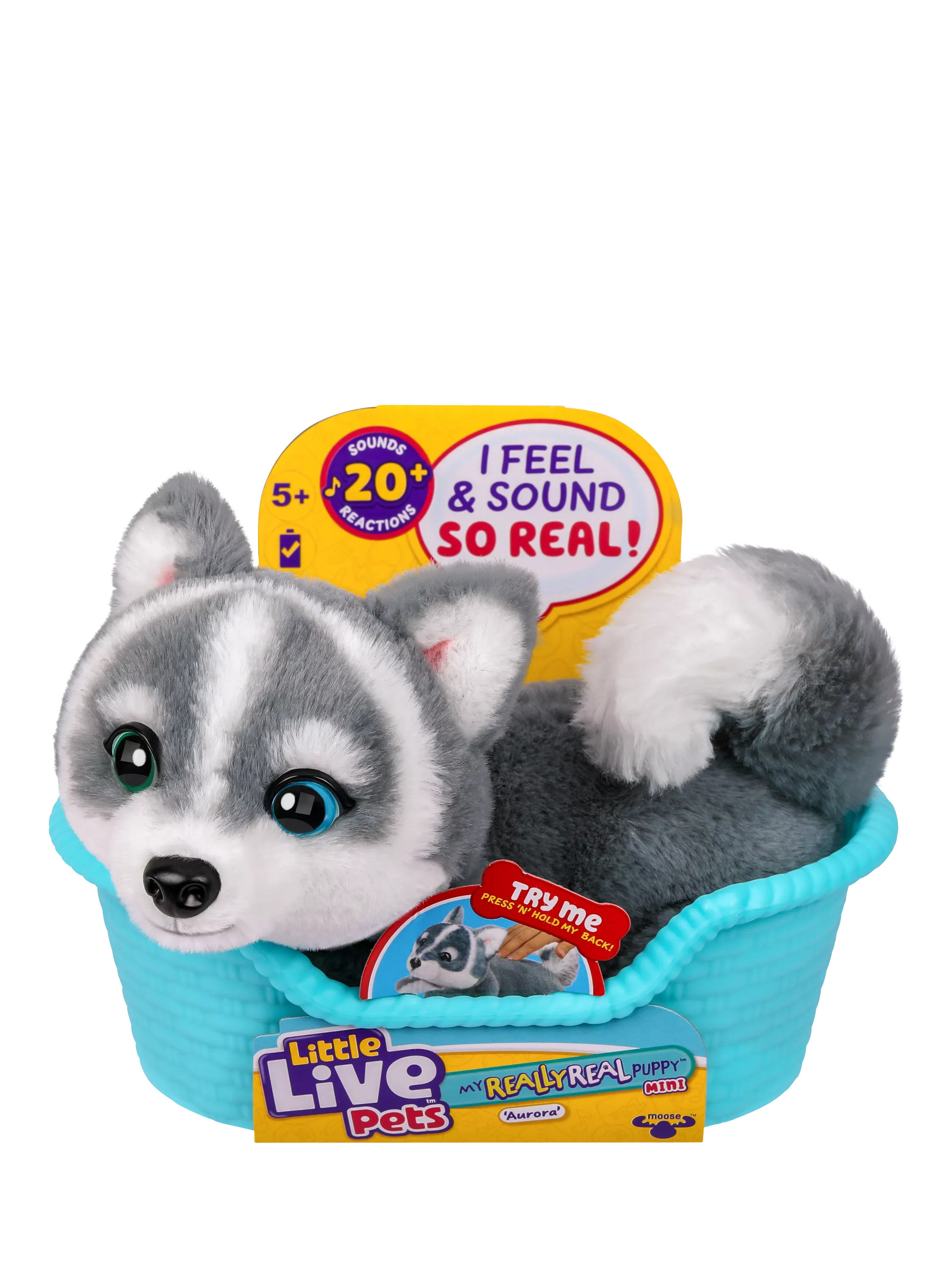 Little Live Pets Husky puppy mini toy Aurora, UK version