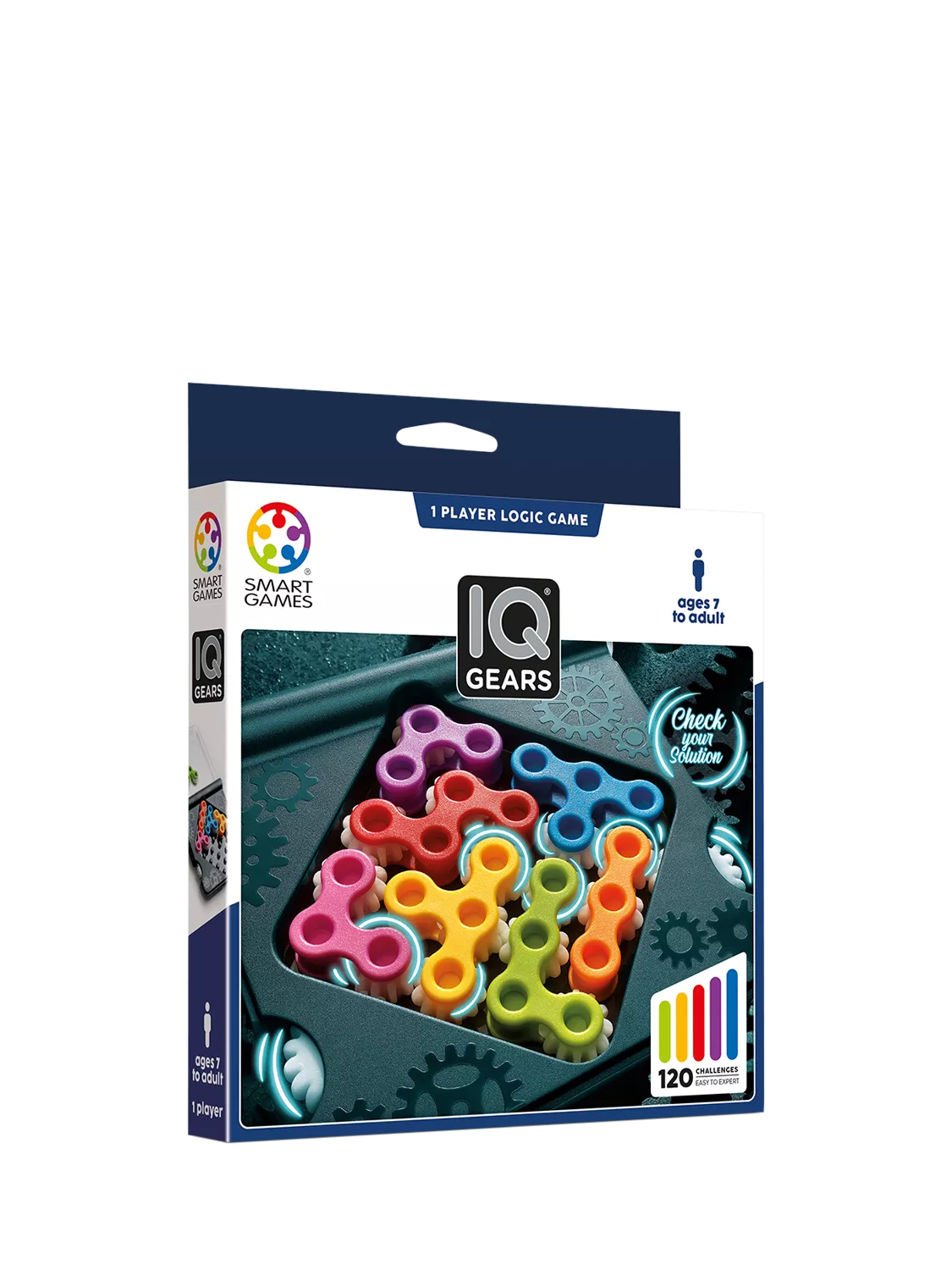 SmartGames IQ Gears logic game puzzle - imported from the UK