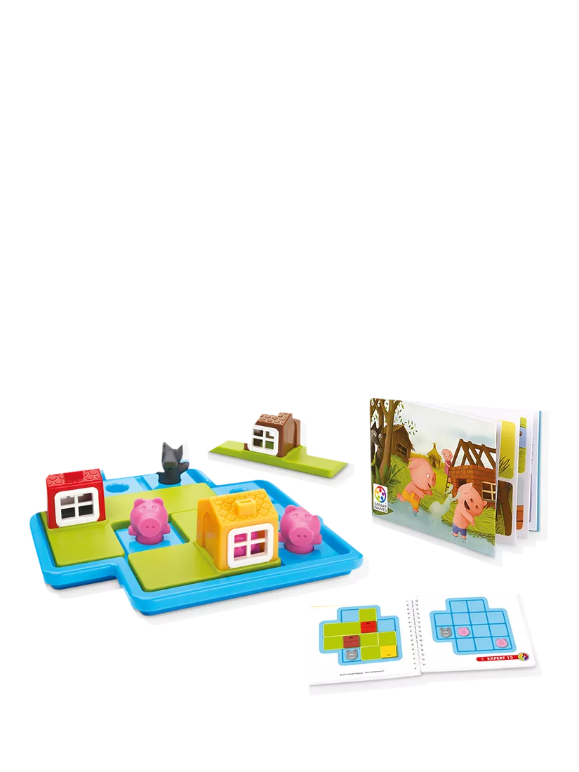 SmartGames Three Little Piggies deluxe puzzle game, imported from the UK
