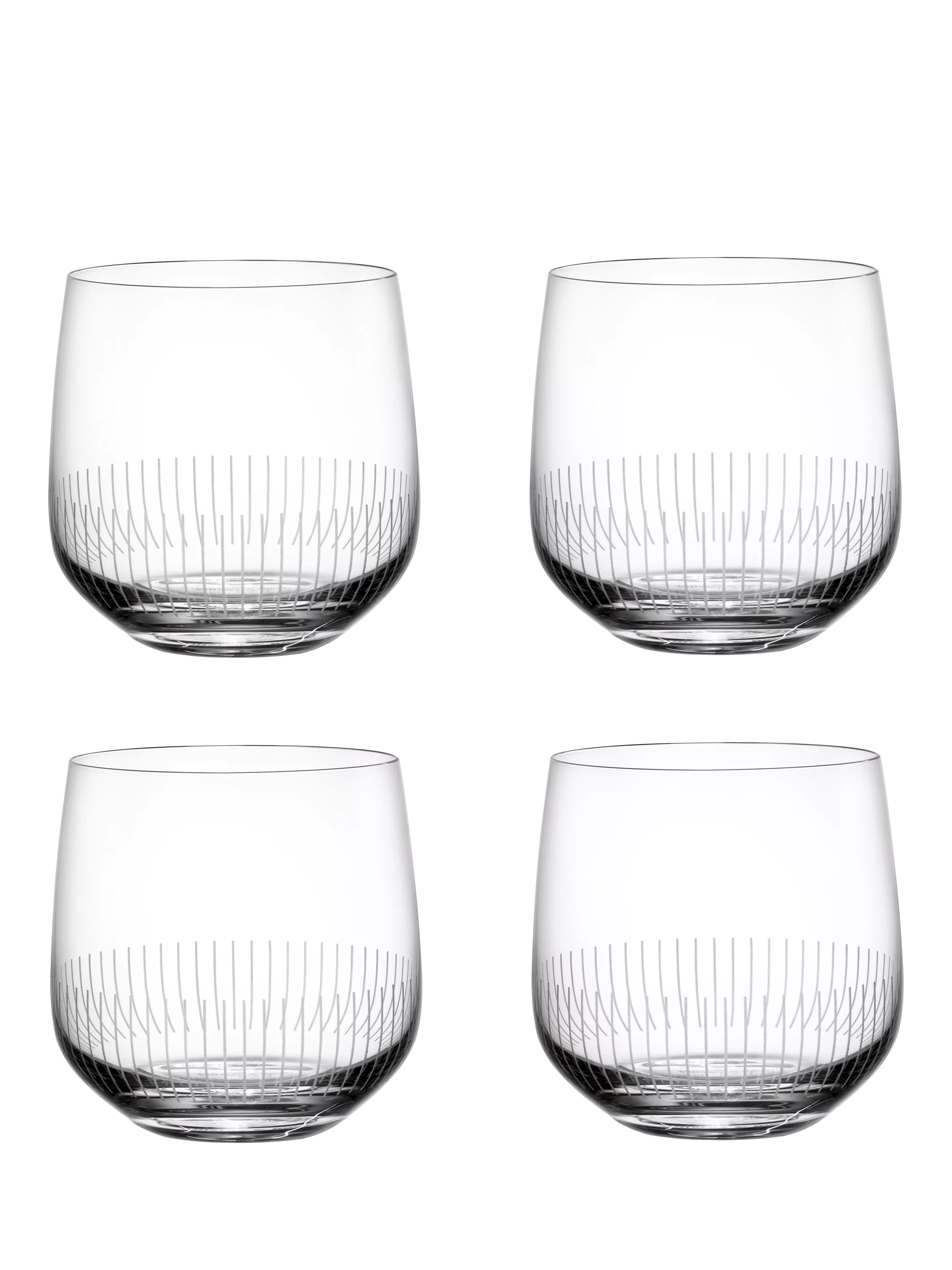Villeroy & Boch crystal glass tumblers set of 4 200ml (British brand)