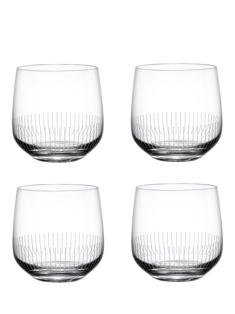 Villeroy & Boch crystal glass tumblers set of 4 200ml (British brand)