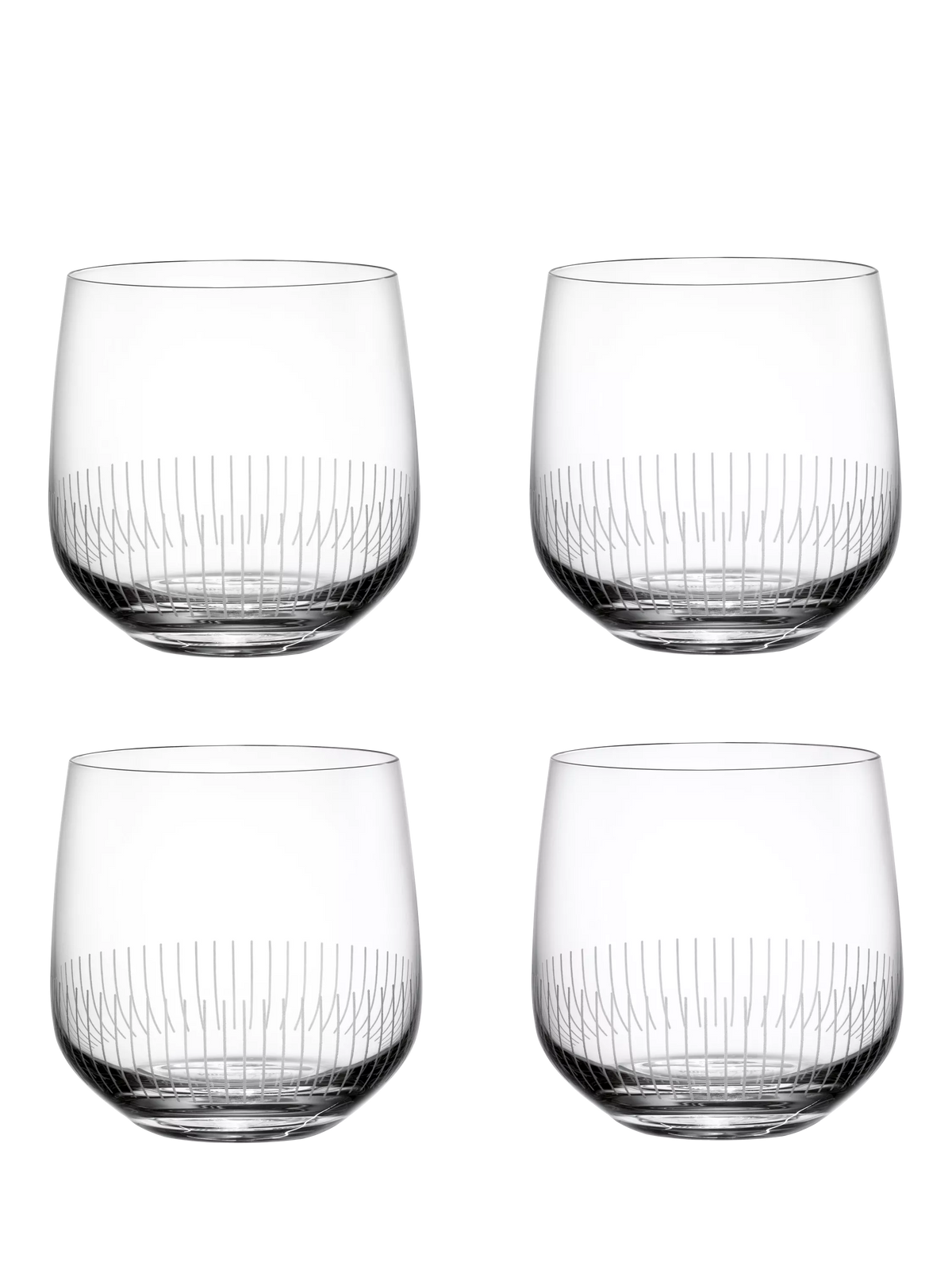 Villeroy & Boch crystal glass tumblers set of 4 200ml (British brand)