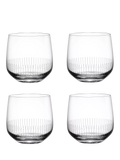 Villeroy & Boch crystal glass tumblers set of 4 200ml (British brand)