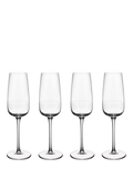 Villeroy & Boch crystal glass champagne flute set of 4 120ml - British product