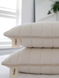 Floks luxury quilted wool pillow medium, imported from the UK