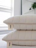 Floks luxury quilted wool standard pillow soft (British brand)