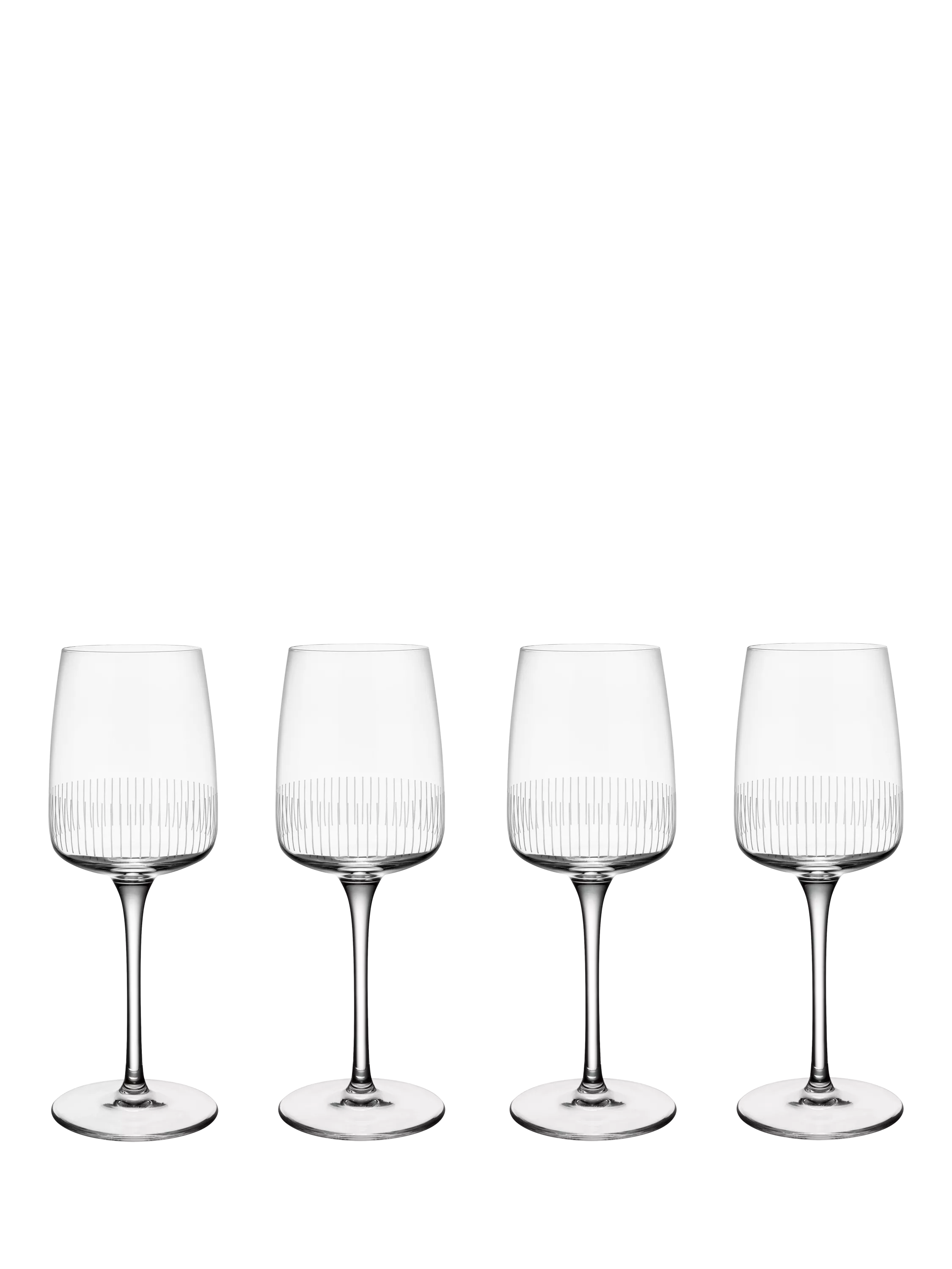 Villeroy & Boch Afina white wine glasses set of 4, 125ml, UK version