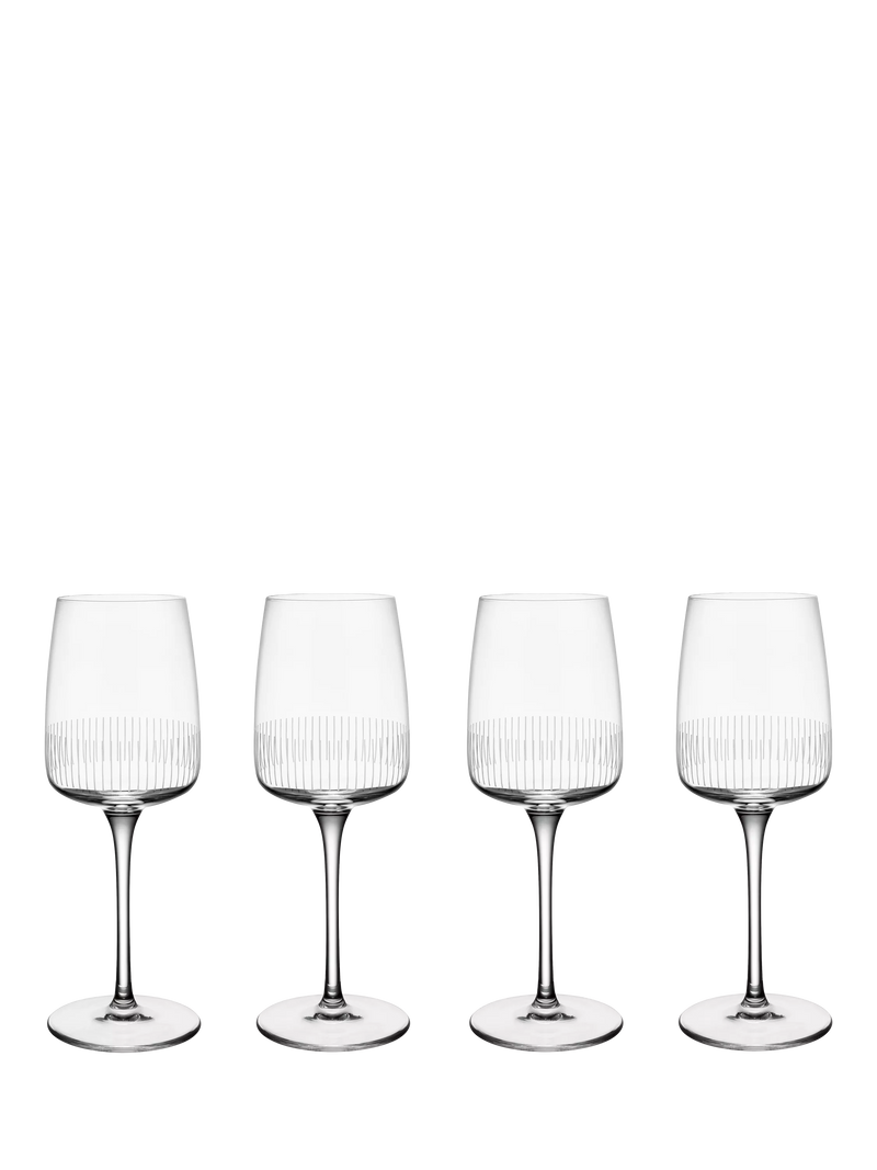 Villeroy & Boch Afina white wine glasses set of 4, 125ml, UK version