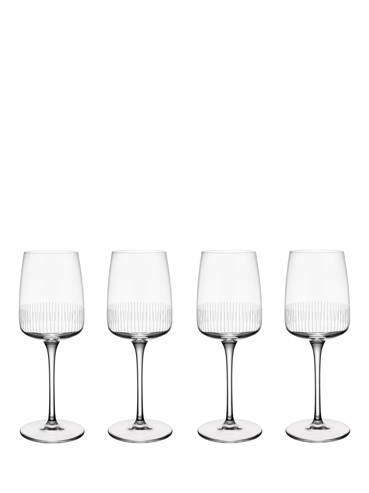 Villeroy & Boch Afina white wine glasses set of 4, 125ml, UK version