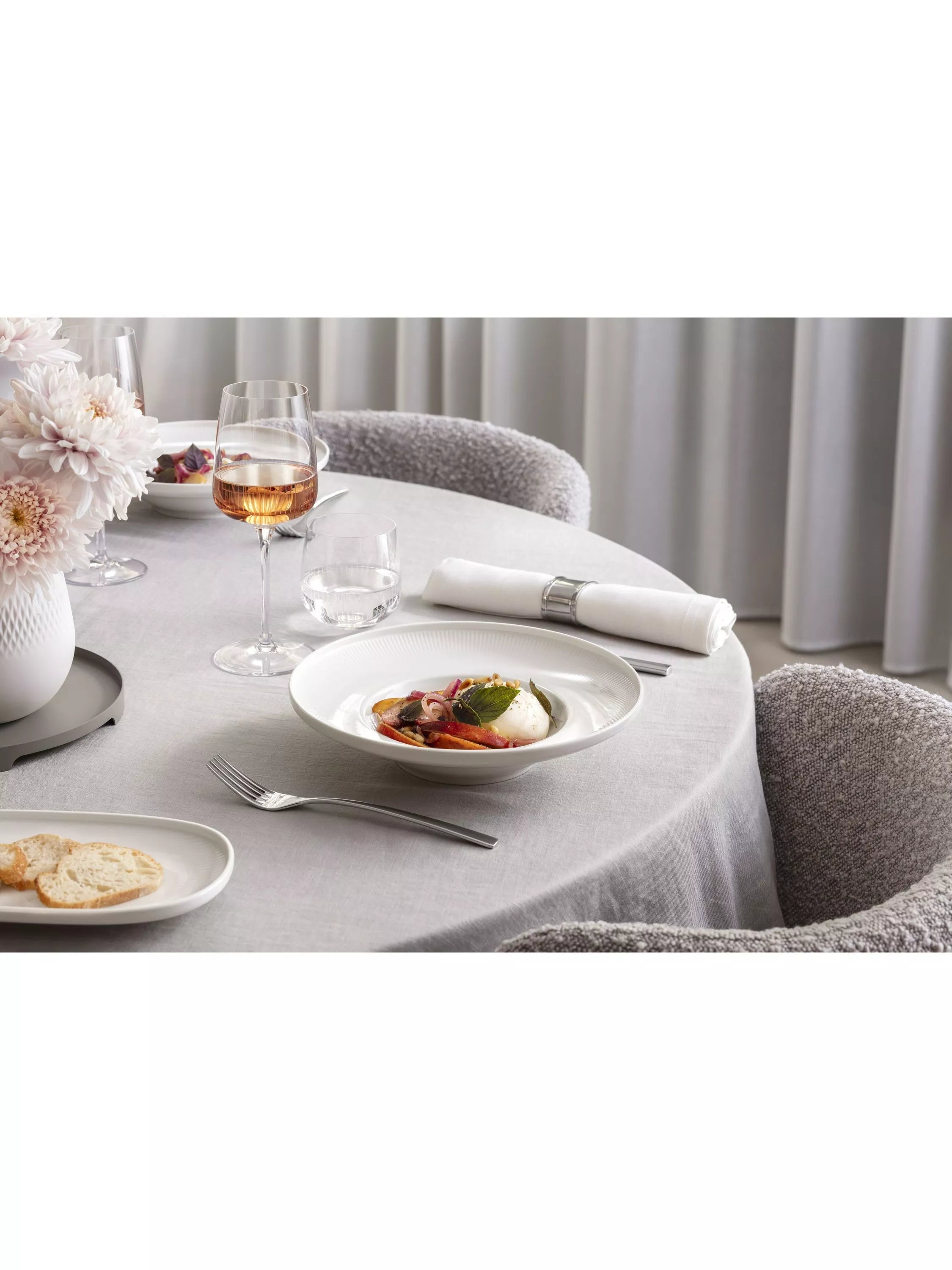 Villeroy & Boch Afina white wine glasses set of 4, 125ml, UK version