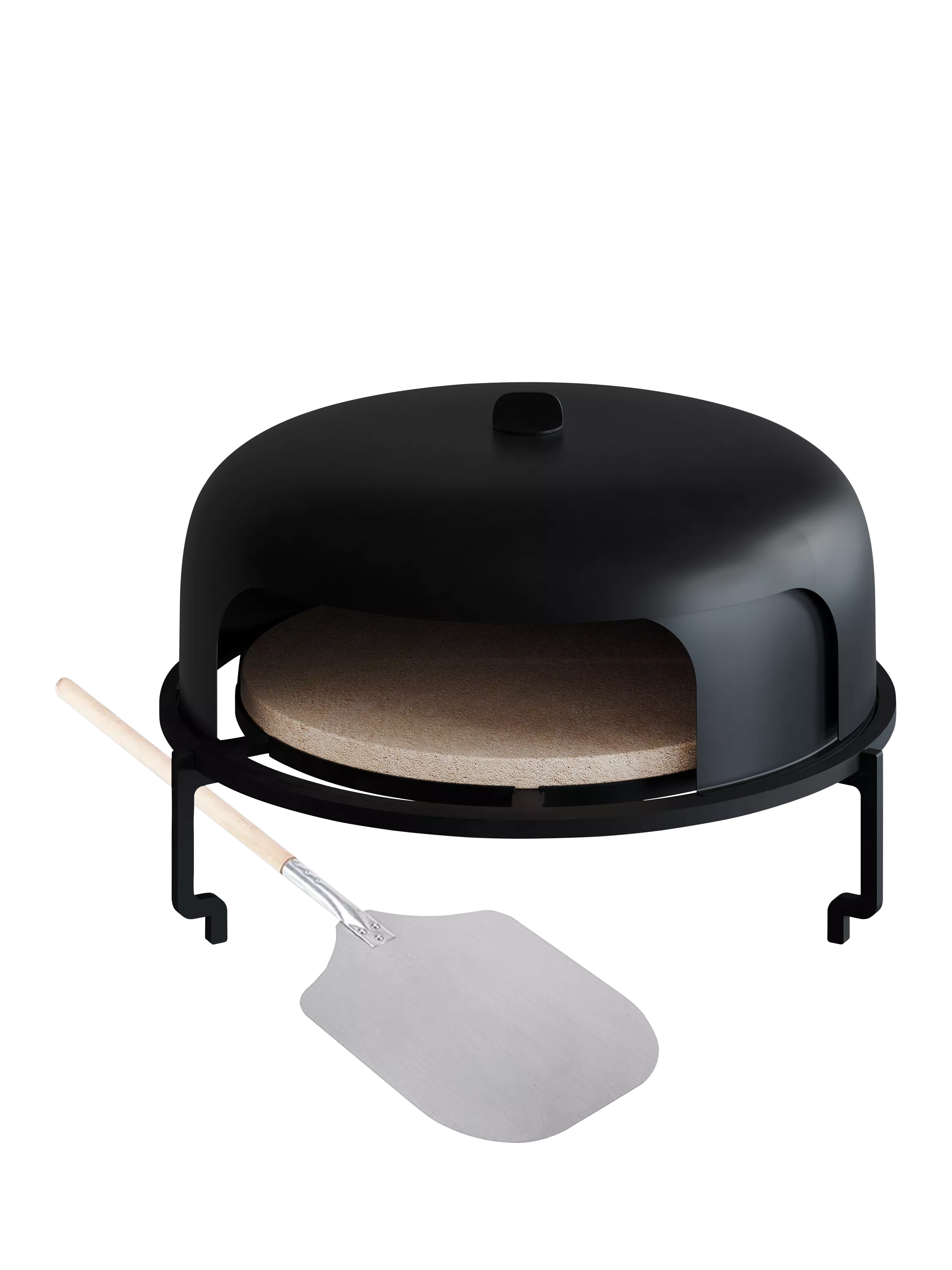 OFYR Pizza Oven 100 Black 46cm, imported from the UK