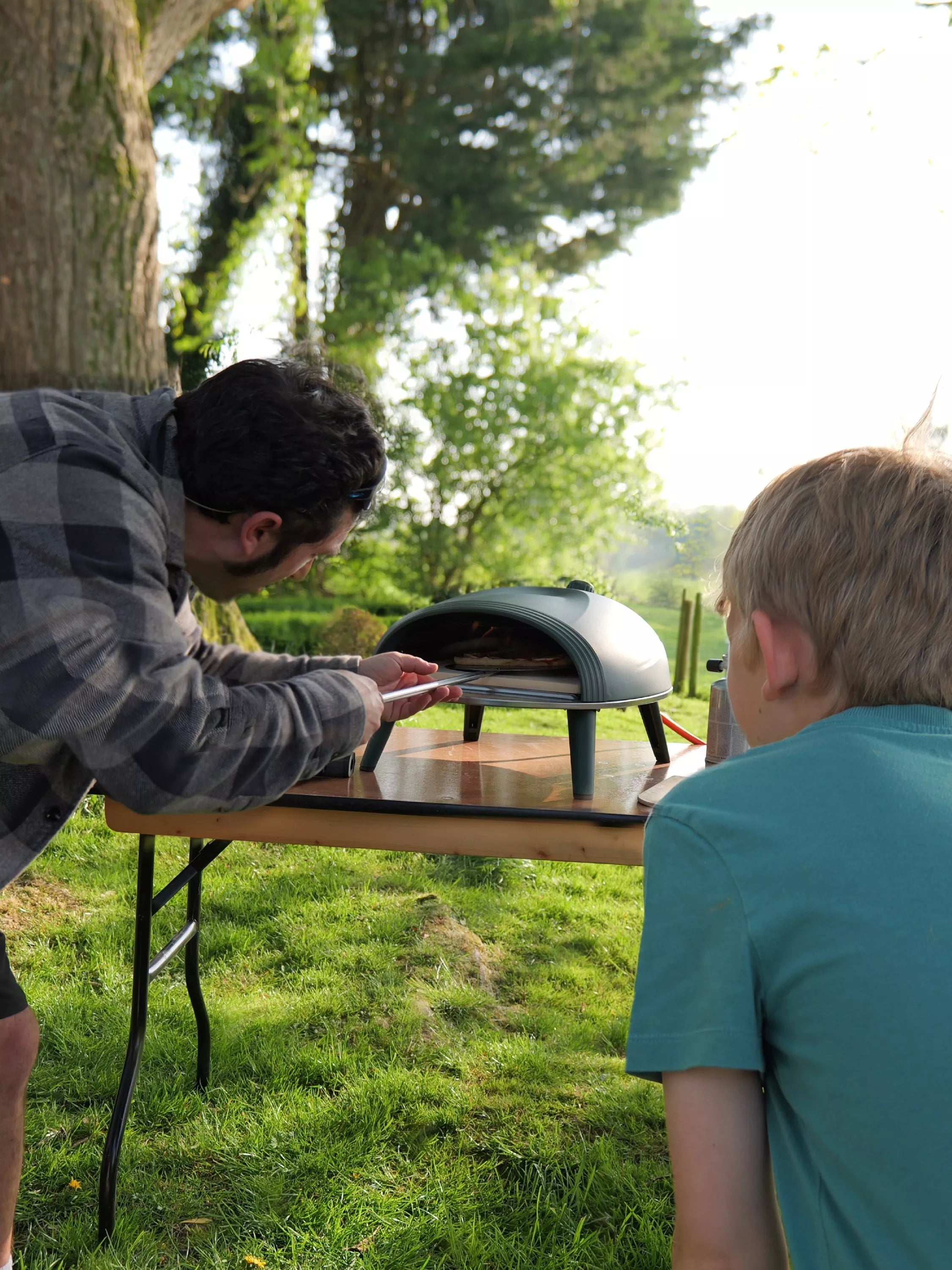 DeliVita Diavolo gas pizza oven bundle (British brand)