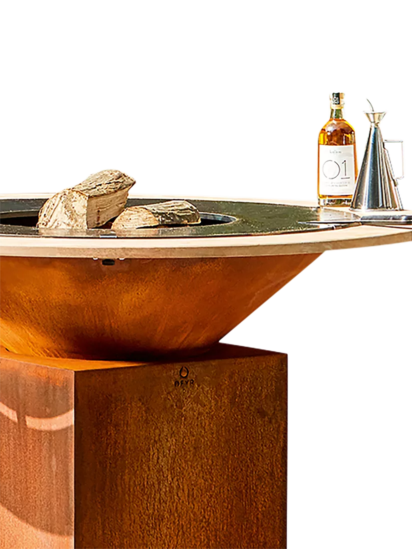 OFYR Fire Guard Ring Teak Wood 100cm (British brand)