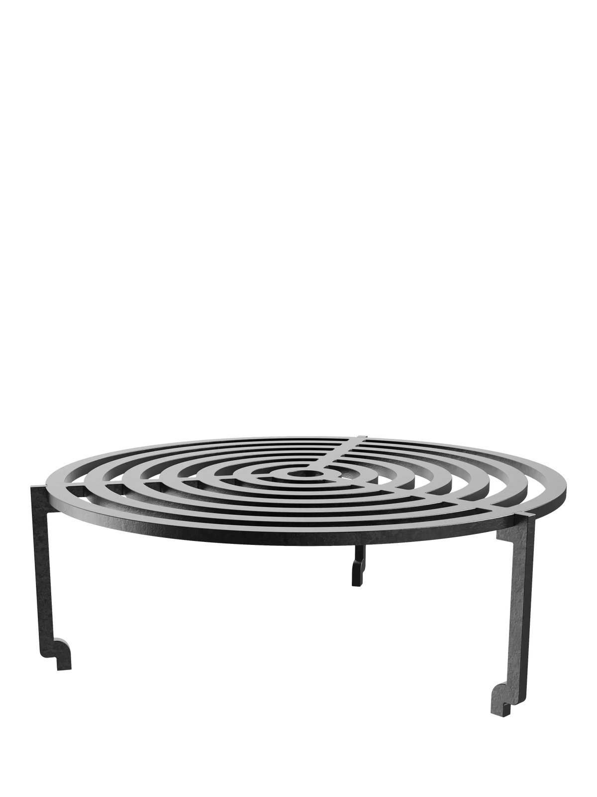 OFYR grill round 100cm black steel accessory, UK version