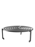 OFYR grill round 100cm black steel accessory, UK version