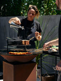 OFYR grill round black for 75cm cooking unit, UK version