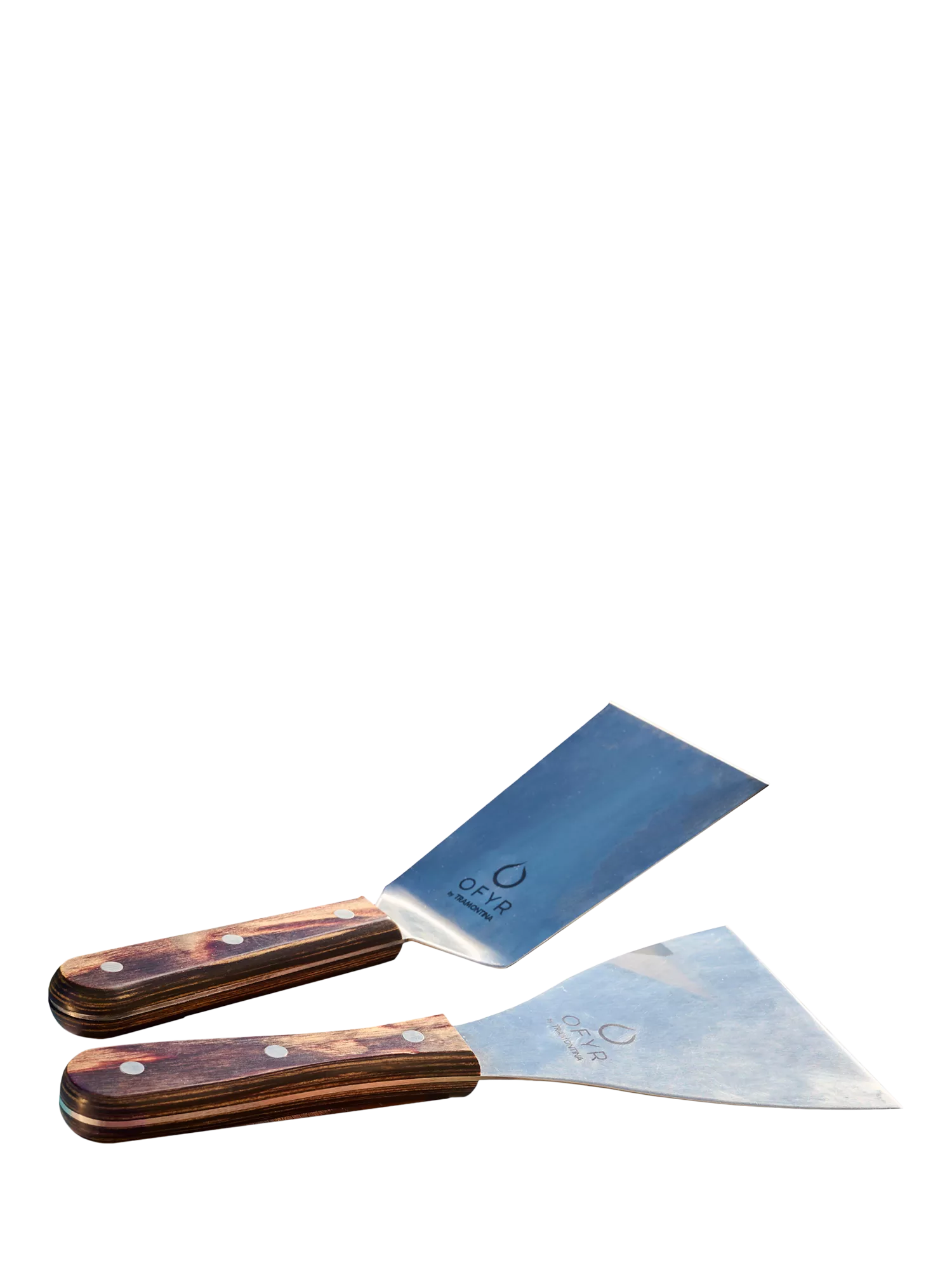 OFYR BBQ spatula set with wooden handles - British product