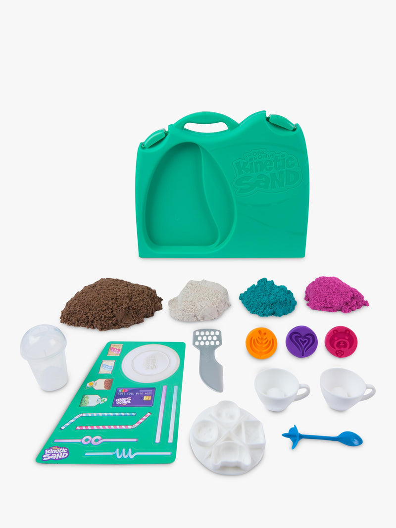 Kinetic Sand Cafe Case sensory playset 793g - British product
