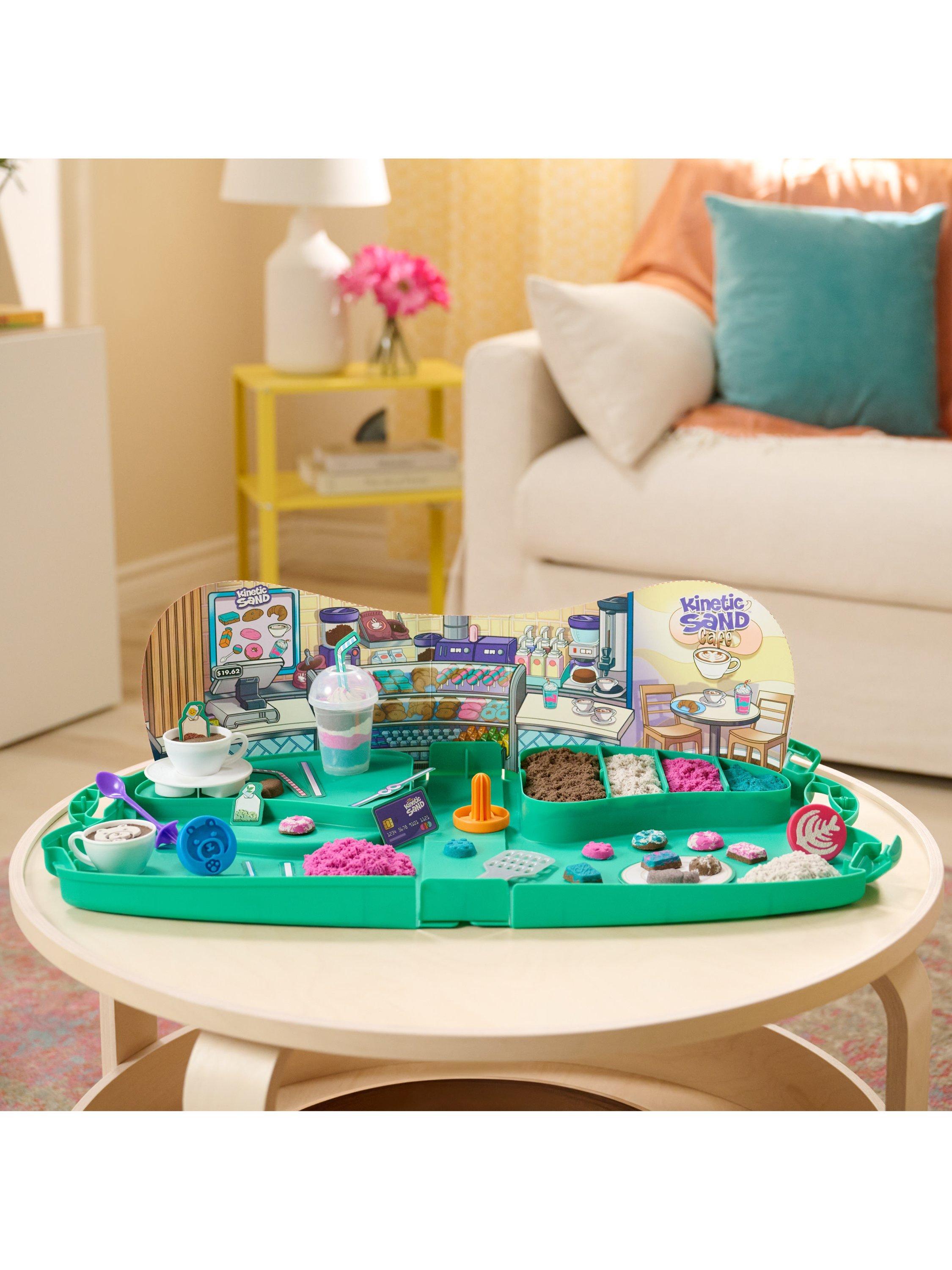 Kinetic Sand Cafe Case sensory playset 793g - British product