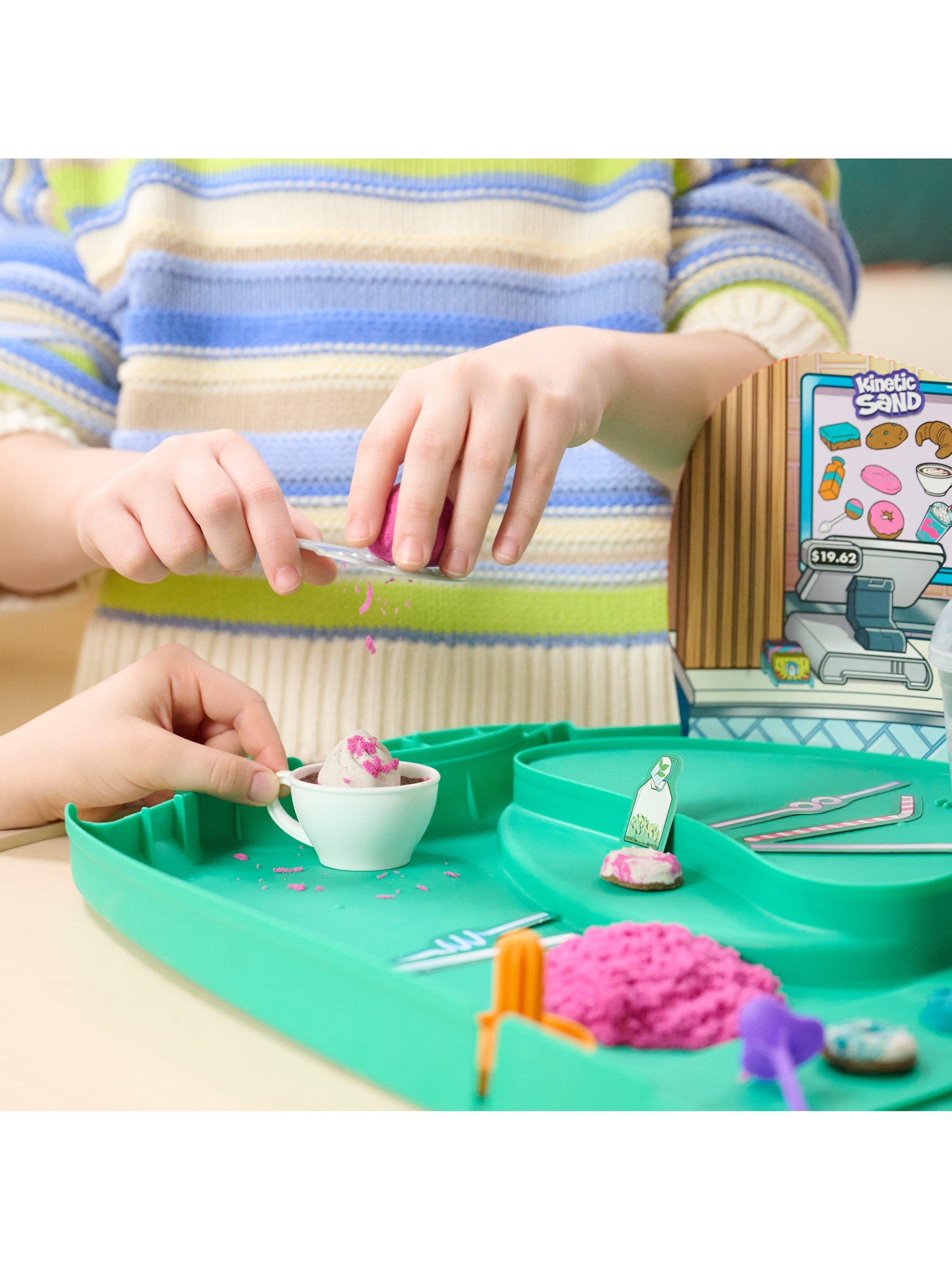 Kinetic Sand Cafe Case sensory playset 793g - British product
