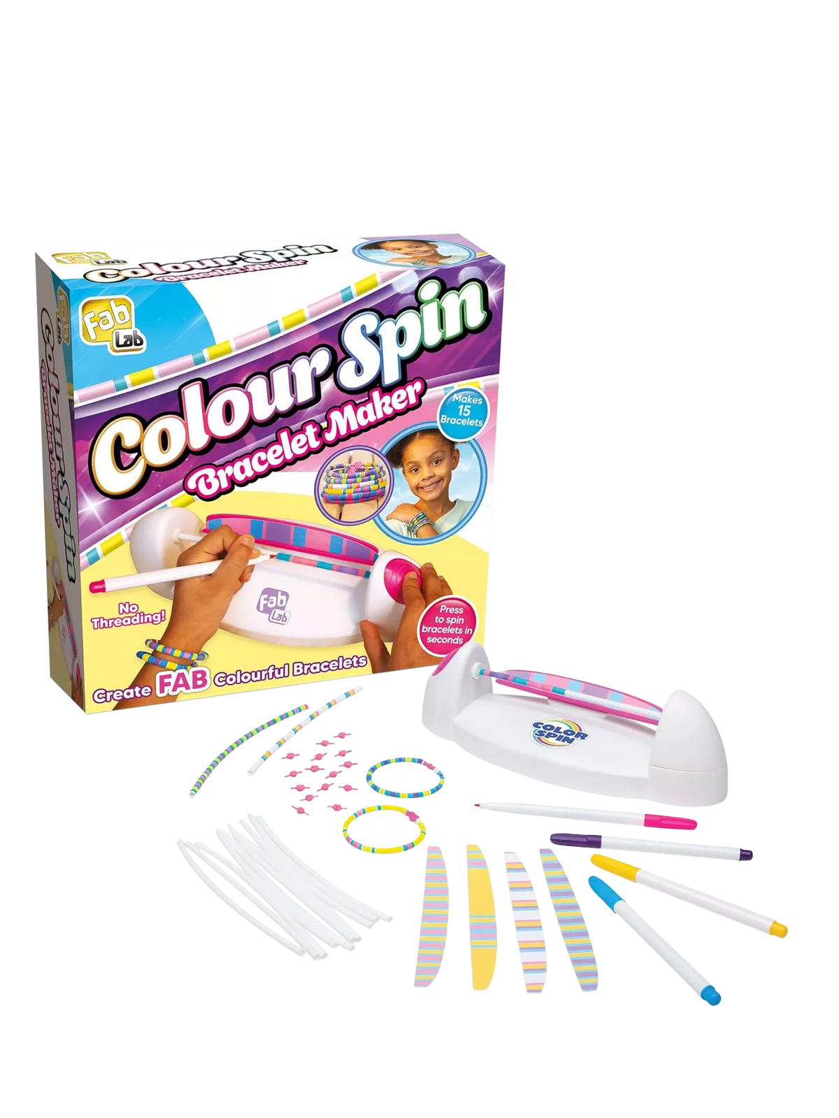 Vivid Colour Spin Bracelet Maker, imported from the UK