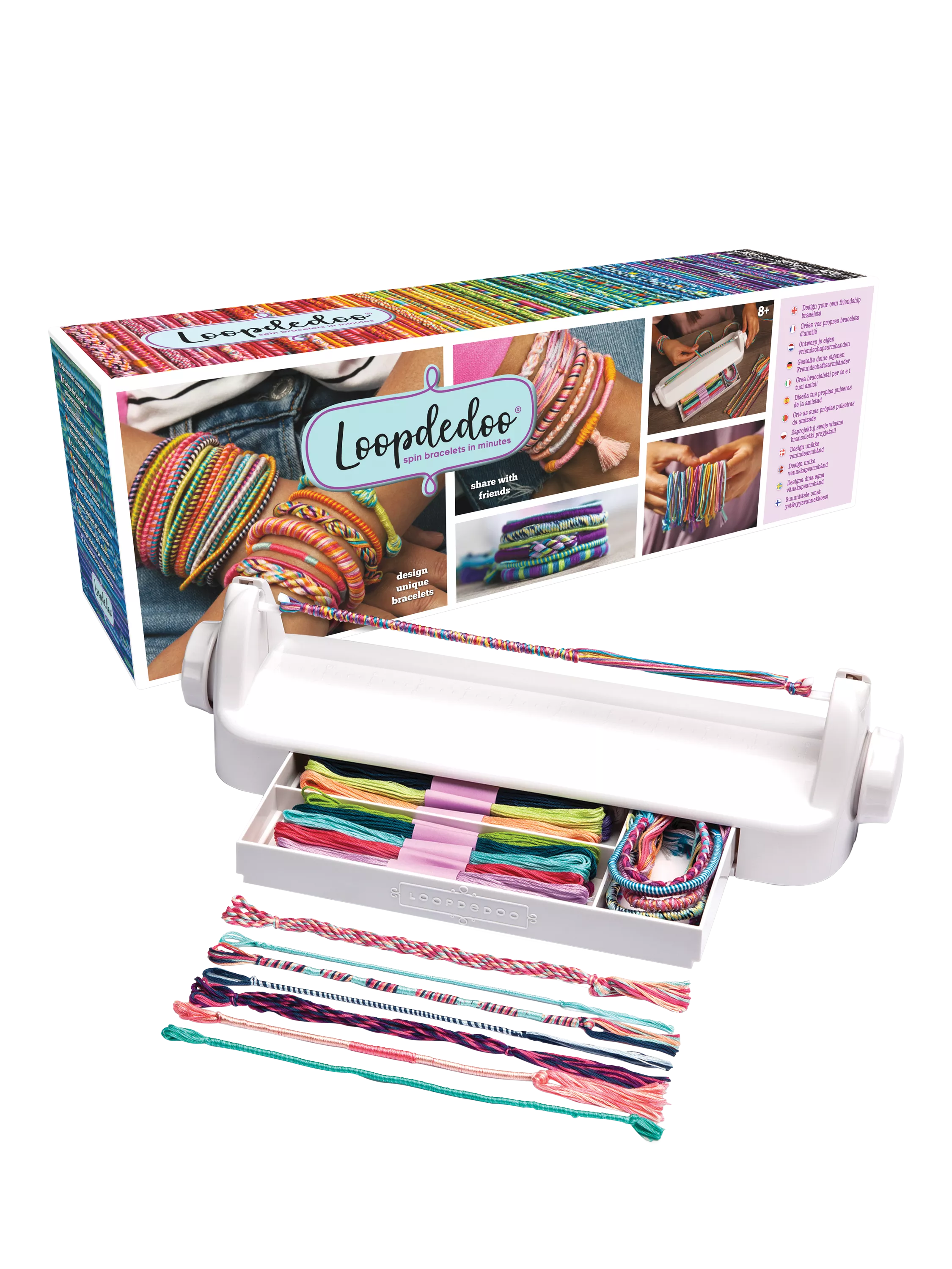 Vivid Loopdedoo bracelet making loom kit, UK version