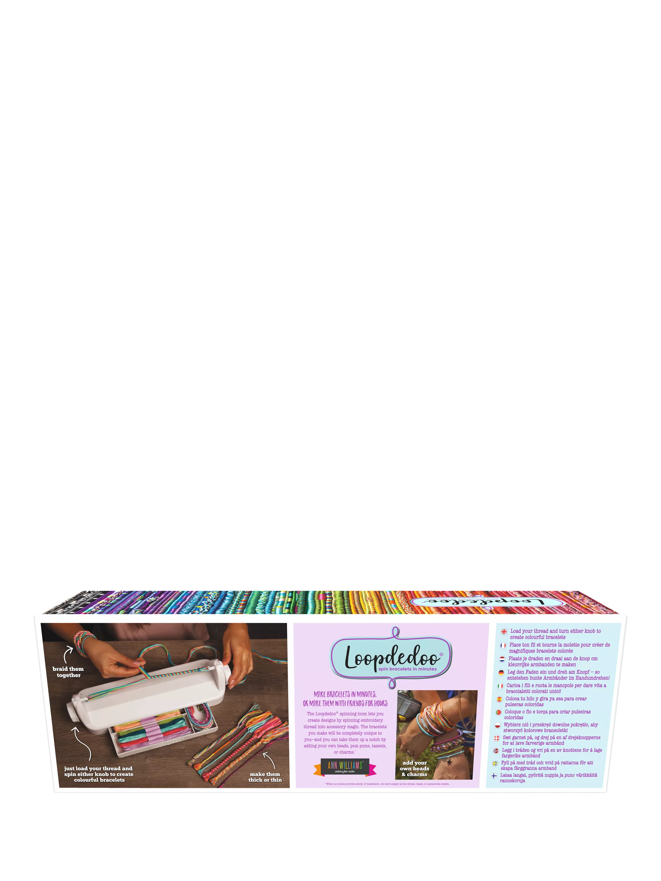 Vivid Loopdedoo bracelet making loom kit, UK version