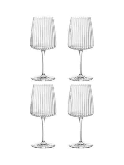 John Lewis Bormioli Rocco Exclusiva Red Wine Glass Set of 4 535ml Clear- Buy online at McGrocer