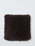 John Lewis curly faux fur cushion 35x35cm, imported from the UK
