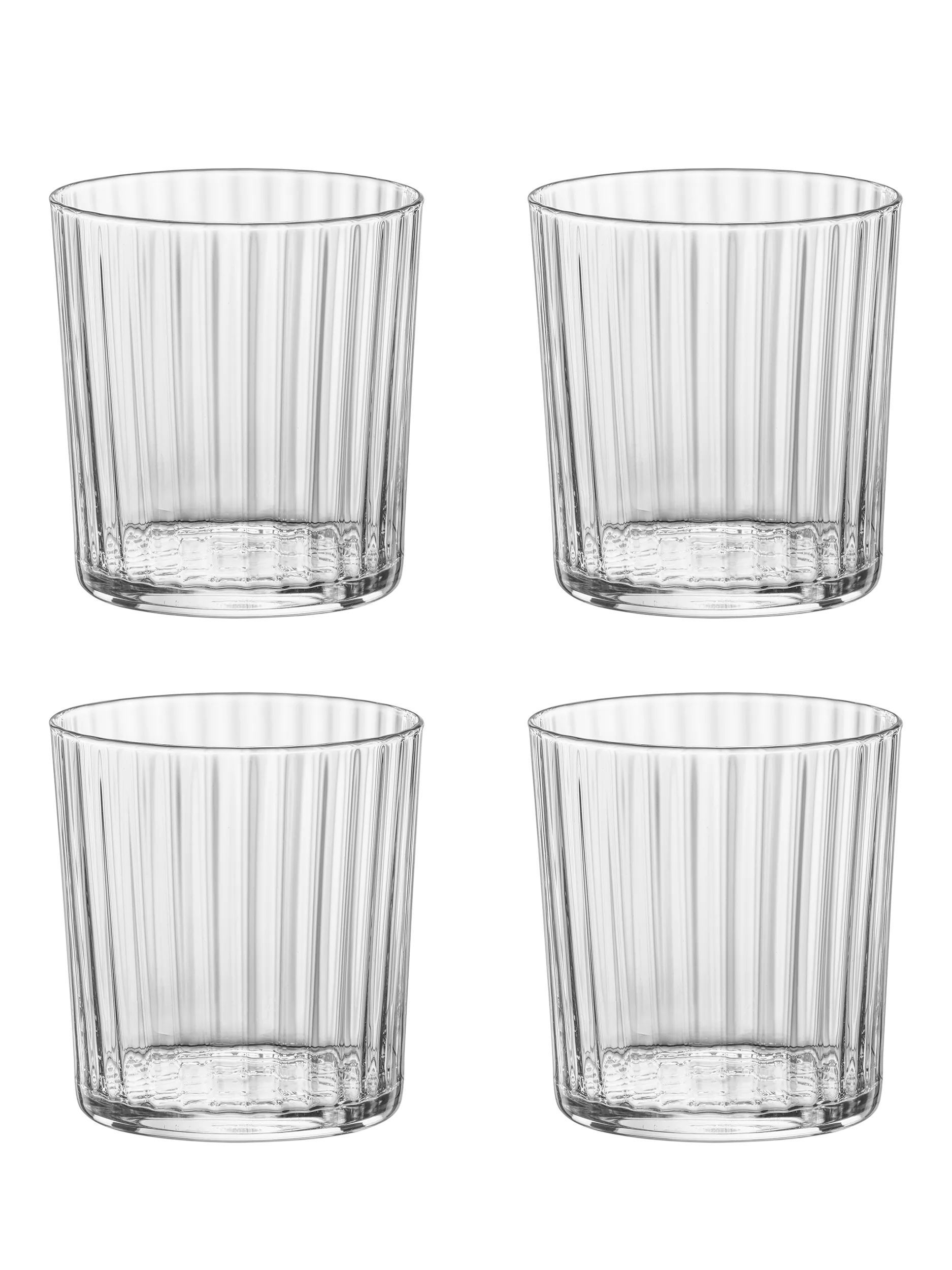 Bormioli Rocco glass tumblers set of 4 355ml - British product
