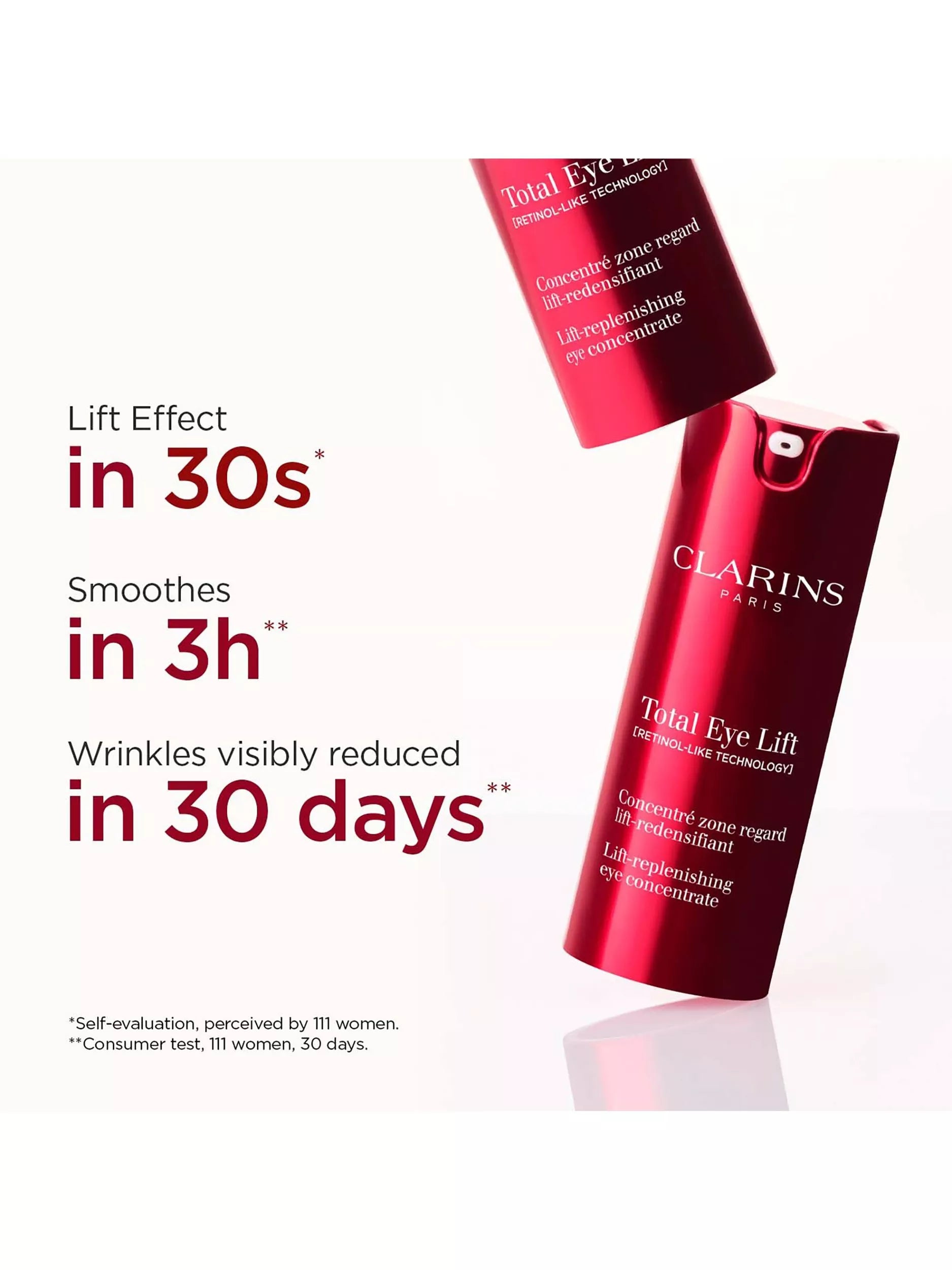Clarins Total Eye Lift Refill 15ml, imported from the UK