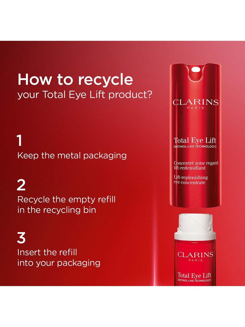 Clarins Total Eye Lift Refill 15ml, imported from the UK