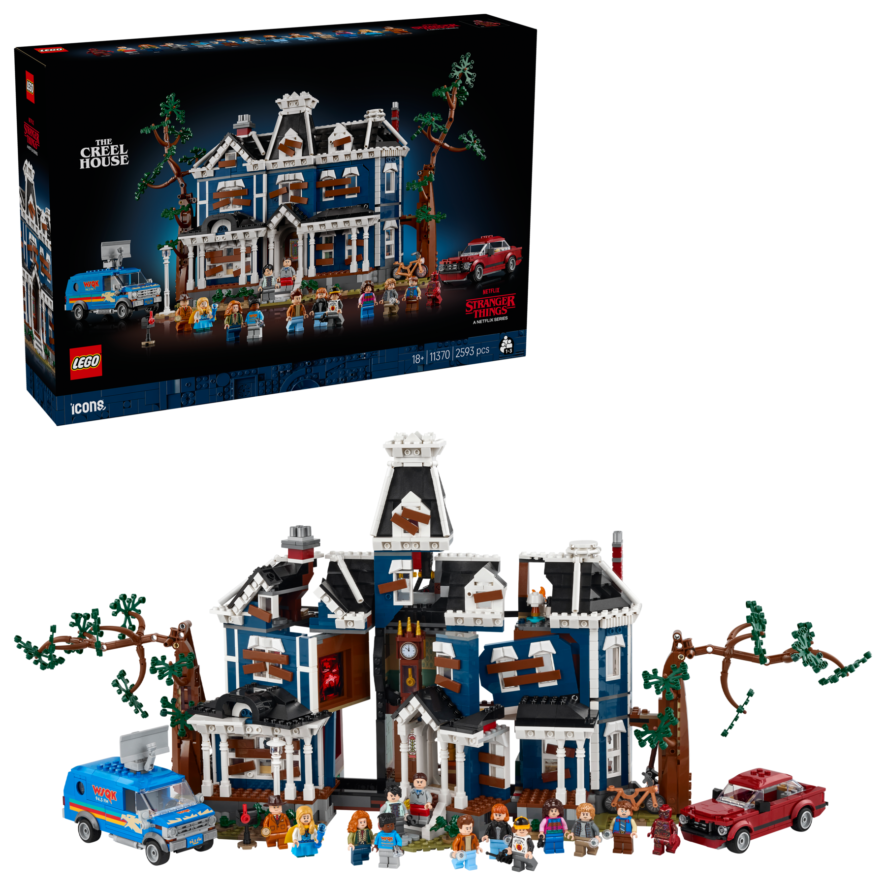 LEGO Creel House Stranger Things building set 2593 pieces (British brand)