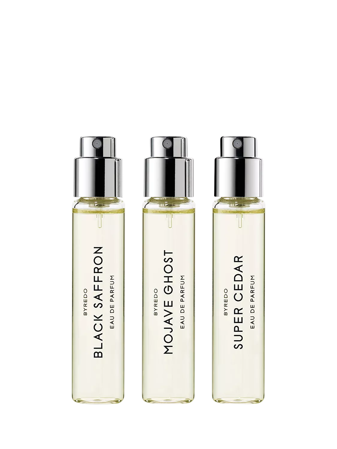 Byredo La Sélection Boisée fragrance gift set, 3 x 12ml, imported from the UK