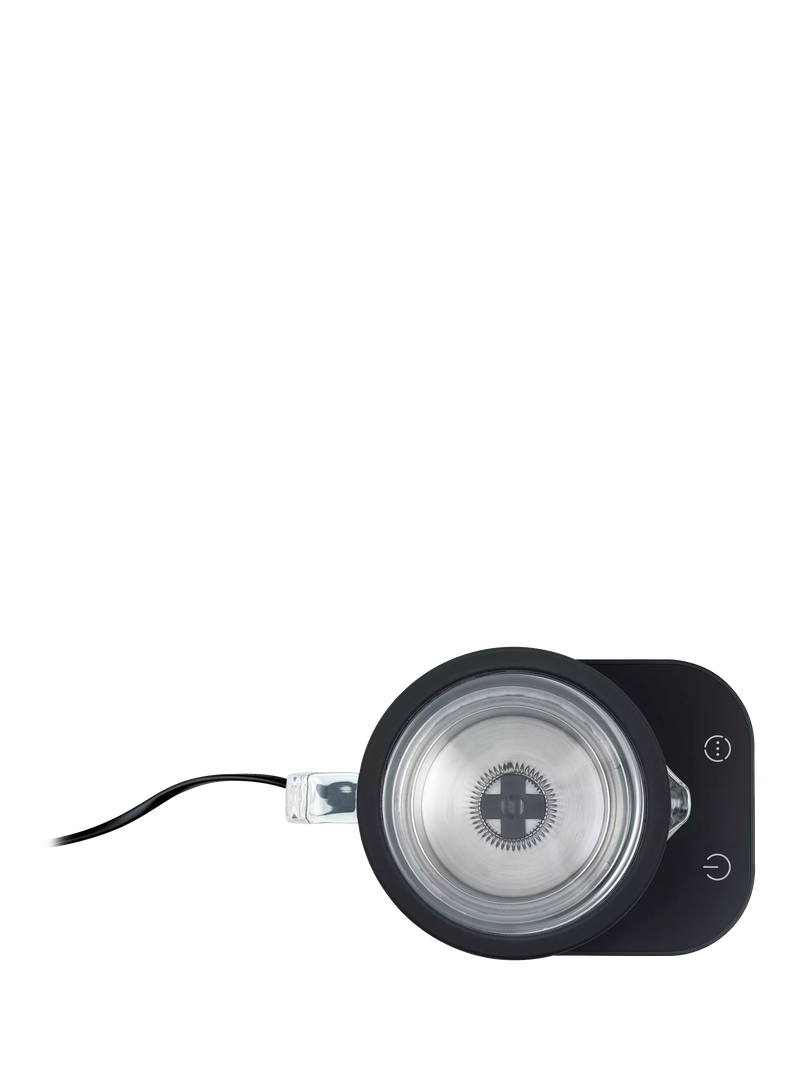 Graef MS902 induction milk frother black glass jug - British product