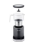 Graef MS902 induction milk frother black glass jug - British product
