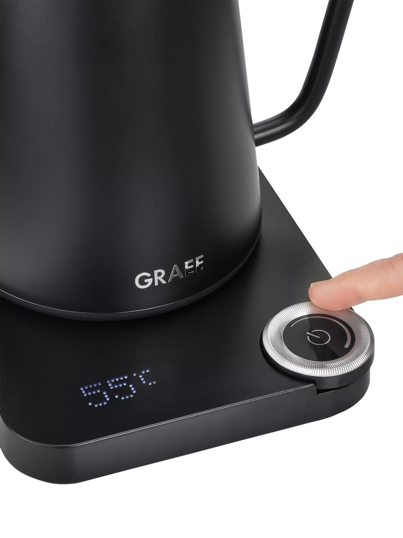 Graef pour over kettle matte black 0.9L, UK version