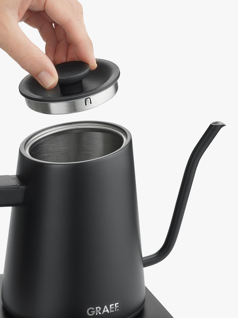 Graef pour over kettle matte black 0.9L, UK version