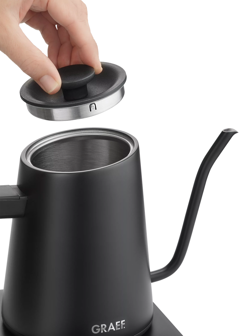 Graef pour over kettle matte black 0.9L, UK version