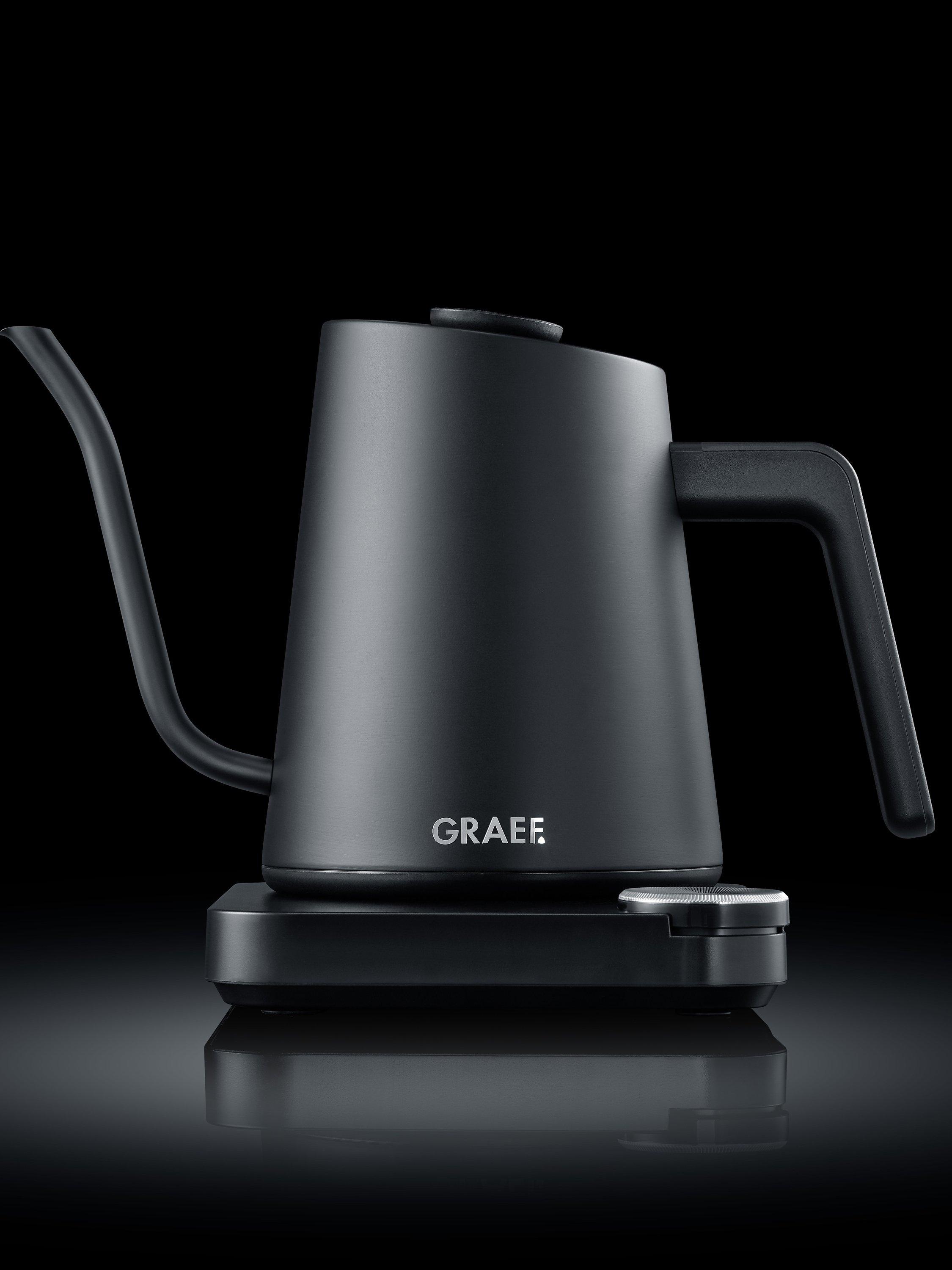 Graef pour over kettle matte black 0.9L, UK version