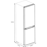 Bush M47150FFB Fridge Freezer in Black - British product